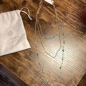 Layered Scarlet triple Kendra Scott Necklace